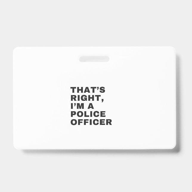 CRACHÁ ISSO, EU SOU POLICIAL. (Frente)