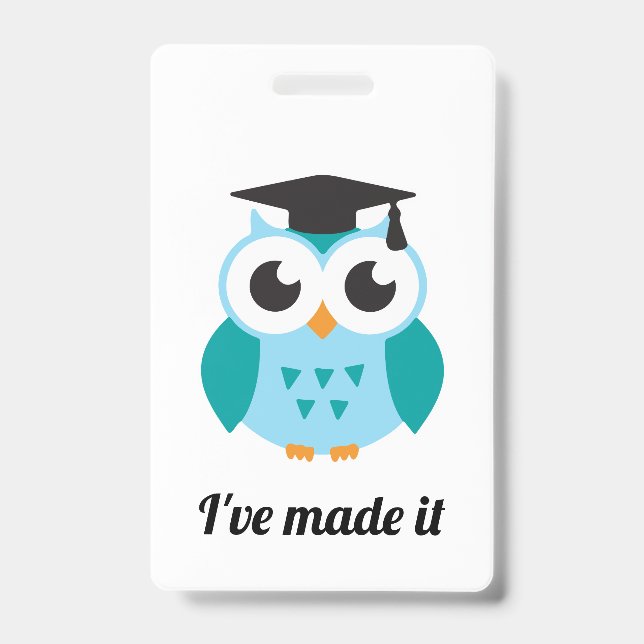 Crachá Ive made it cute wise owl (Frente)