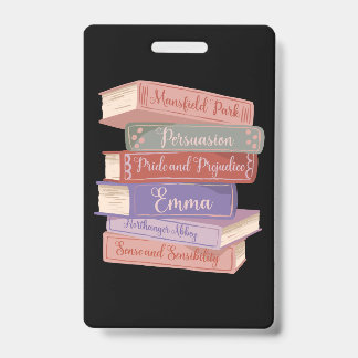 Crachá Jane Austen's Novels V