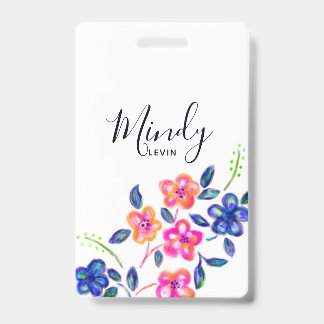 Crachá Jardim de Flores