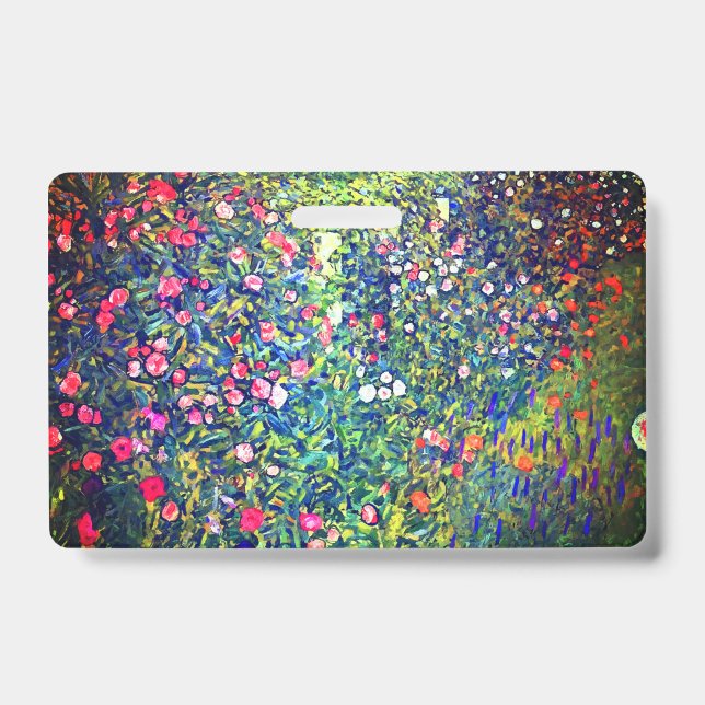 Crachá Jardim Italiano de Gustav Klimt (Frente)