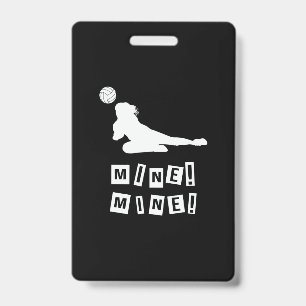 Crachá Jogador de Voleibol Minas de voleibol