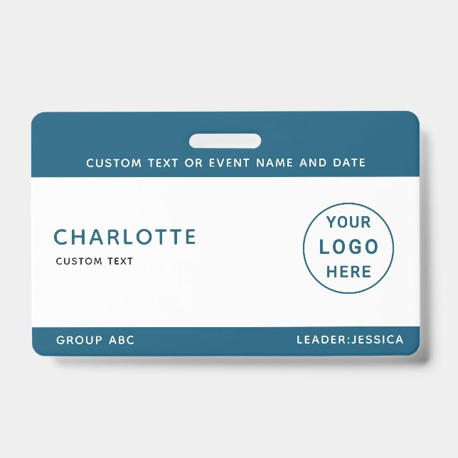 Crachá Kids ID Lanyard Modelo Music Tour School (Front)