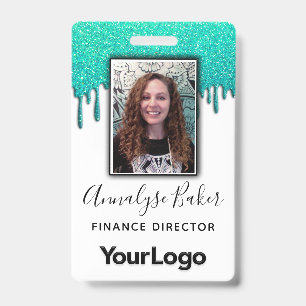 Crachá Lantejoulas Brilhantes Profissional CNA Enfermeira