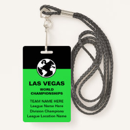 Crachá Las Vegas Billiards Championship Bulk Team Badges