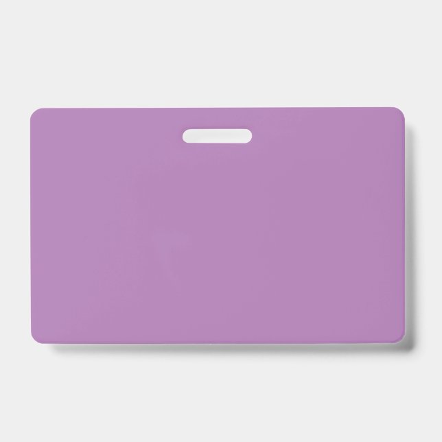 Crachá Lavanda nº AD7682, Púrpura Pastel (Frente)
