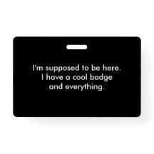 Crachá Legal engraçado e tudo