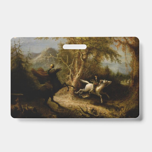 Crachá Lenda do Fantasma do Cavaleiro Sem Cabeça do Hallo (Frente)