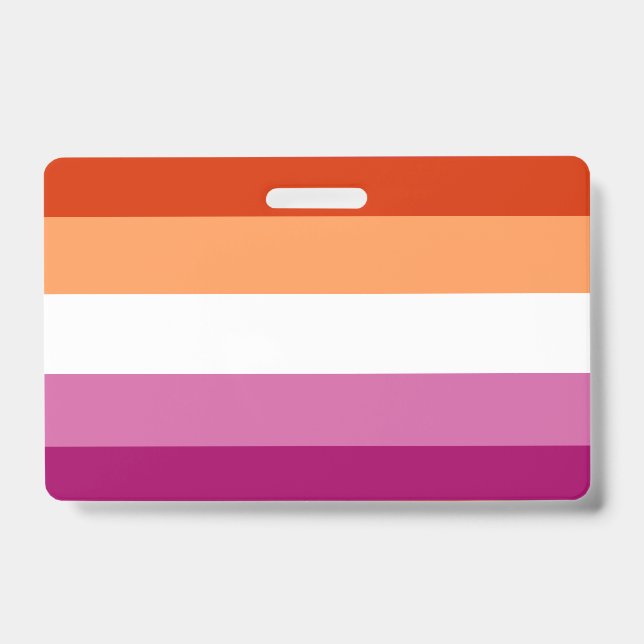 Crachá Lesbian Flag (Frente)