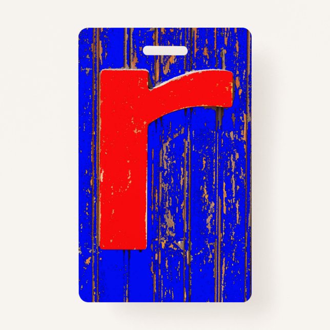 Crachá Letra r (Frente)