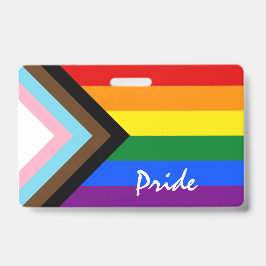 Crachá LGBTQ & Pride - Sinalizador de Progresso do Arco-í