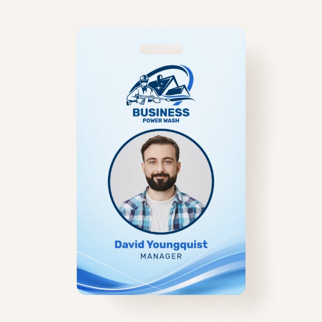 Crachá Limpeza da central elétrica por lavagem de pressão (Frente)