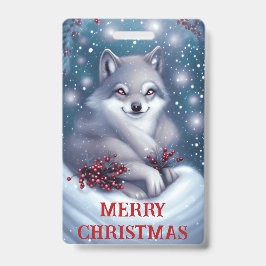 Crachá Lobo de Natal - Emblema