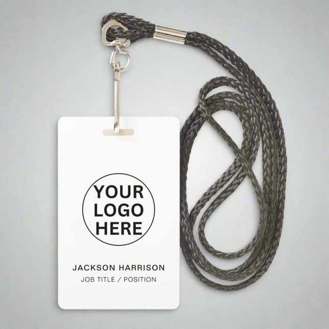 Crachá Logotipo comercial I Funcionarios para funcionário (Criador carregado)