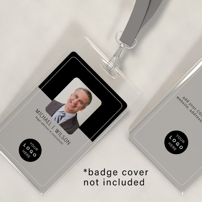 Crachá Logotipo da empresa de cartões de identificação mo (Criador carregado)