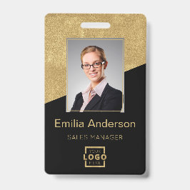 Crachá Logotipo da Empresa Personalizado Código de Barras
