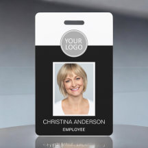 Logotipo da Foto do Nome do Funcionário Personaliz