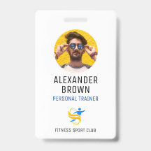 Logotipo de Foto Branco Simples e ID do Código QR 