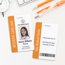 Logotipo de Funcionário de Hospital Personalizado 