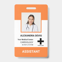 Logotipo e Foto Personalizados do Funcionário do H