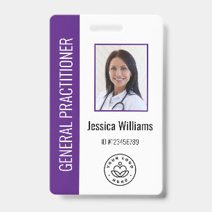 Crachá Logotipo e ID de foto personalizados para funcion
