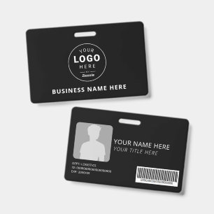 Crachá Logotipo Empresarial Personalizado