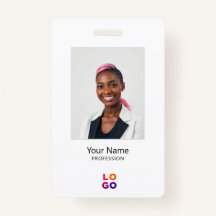 Logotipo Mínimo do Funcionário, Foto, Código Qr, N