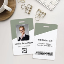 Logotipo Personalizado da Empresa Código de Barras