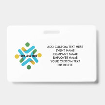 Logotipo Personalizado e Empresa de Texto Personal