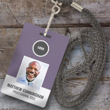 Logotipo Redondo de Cor Moderna Nome do Funcionári