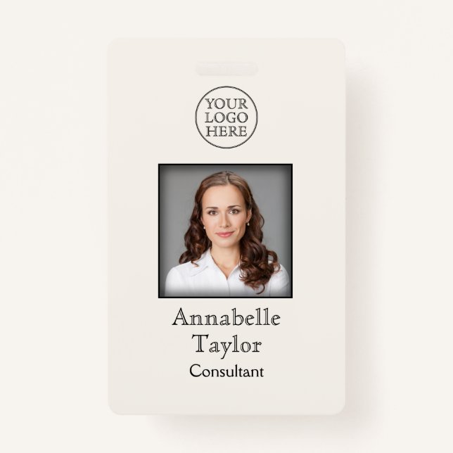 Crachá Logotipo Vintage (Frente)