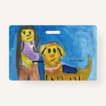Lois the Therapy Dog - Kids Art for CHOC