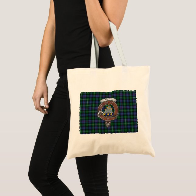 Crachá MacKenzie Clan Tartan Bolsa (Frente (produto))