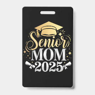 Crachá Mãe Sênior Formatura 2025 Família Filho Filha