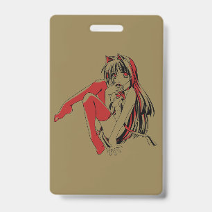 Crachá Mangá R & B, Anime Loli Furry Gata Neko