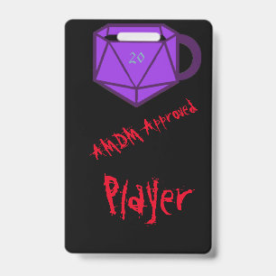 Crachá Marca de Jogador Oficial AMDM