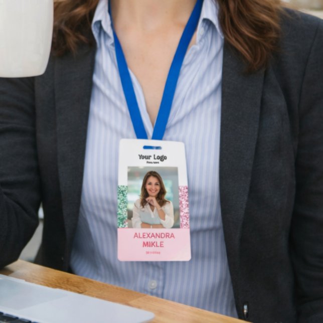 Crachá Marcas Soft Glam Rosa (Criador carregado)