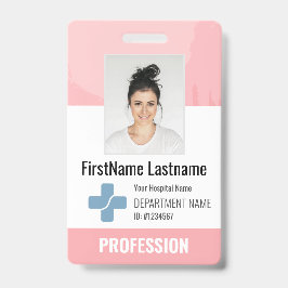 Crachá Médico Personalizado, Enfermeira, ID de Fotografia