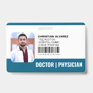 Crachá Médico Personalizado Hospital Médico Oceano