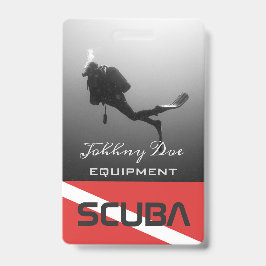 CRACHÁ MERGULHADORES SCUBA PERSONALIZÁVEIS
