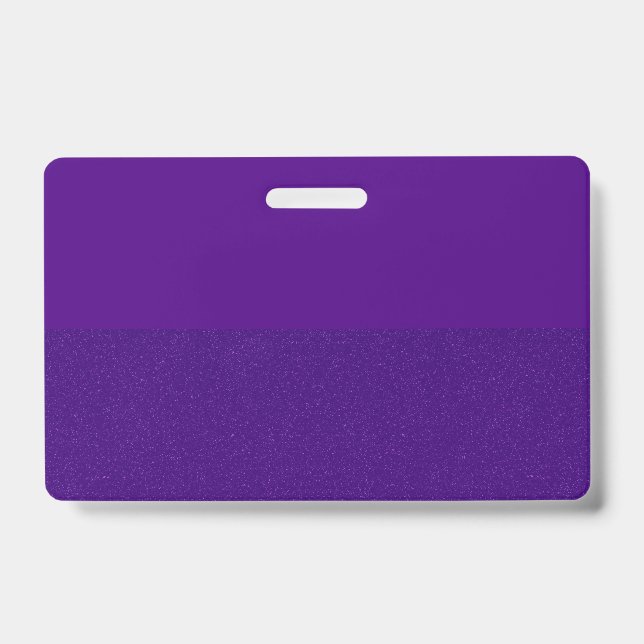 Crachá Metade Inferior com Brilho Roxo – Personali (Frente)