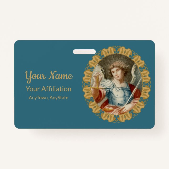 Crachá Michael, o Arcanjo (M 010) (Frente)