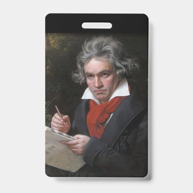 Crachá Missa Solemnis: Ludwig Beethoven Música Clássica (Frente)