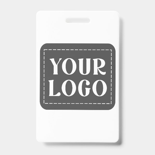 Crachá Moderno, Elegante, Sofisticado e Personalizável (Frente)