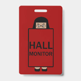 Crachá Monitor de Corredor de Escola
