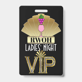 Crachá Mulheres Reais de ... Distintivo de Cordão