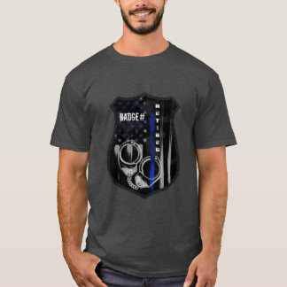 Crachá Nº T-Shirt da Linha Azul Aposentado