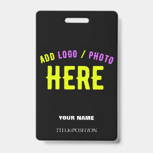 CRACHÁ NA MODA MODERNO PERSONALIZÁVEL NEGRO VERIFICADO CO