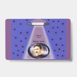 Crachá Nikola Tesla o Gênio Inventor
