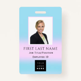 Crachá Nome da foto do código de barras IDCard NURSE Heal